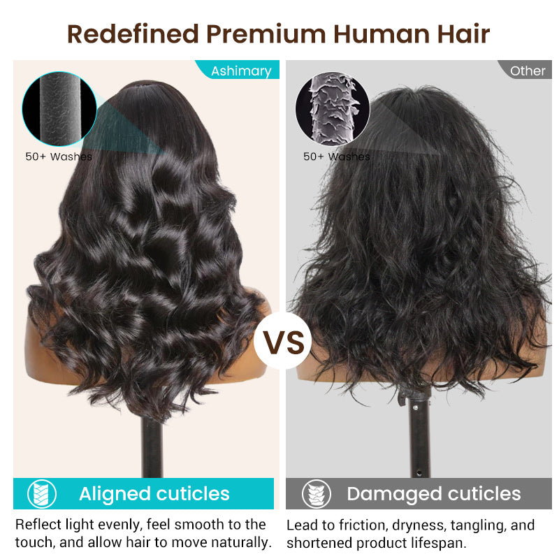 Super Easy Straight Bob Wear & Go Pre Cut HD Transparent Lace Closure Wig with Pre Plucked Hairline & Bleached Knot